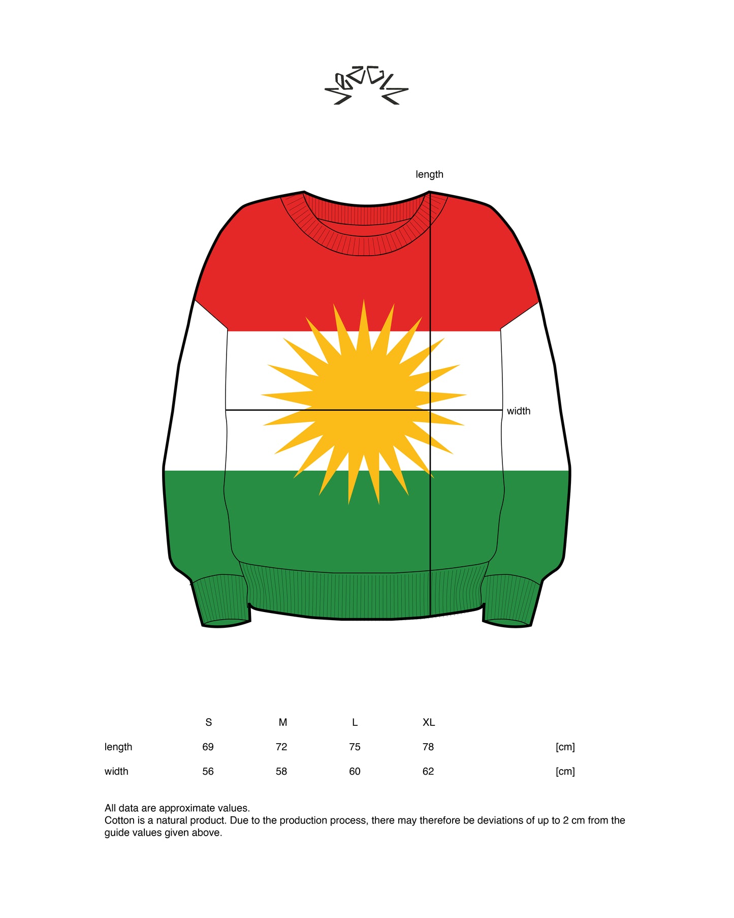 Kurdistan Flag Sweater