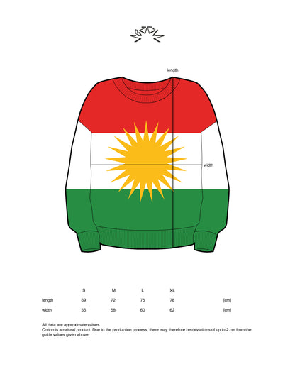 Kurdistan Flag Sweater